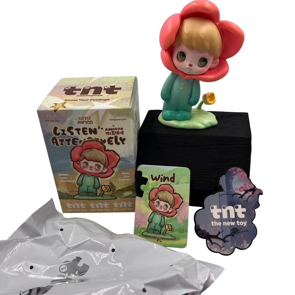 TNT Little Anmoo Listen Attentively Series Wind Fox Figure Designer Art Toy